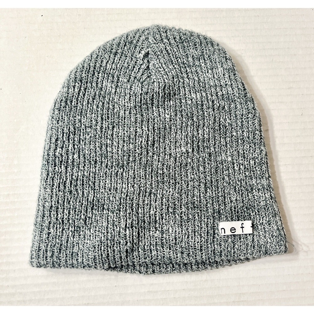 Neff Beanie Men's OS‎ Heather Gray Logo Lightweight
